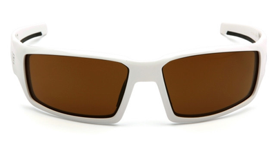 Відкриті захисні окуляри Venture Gear PAGOSA White (bronze) коричневі