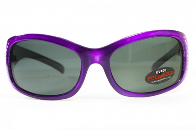 Поляризаційні окуляри BluWater BISCAYENE Purple Polarized (gray) сірі