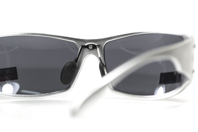 Відкриті захисні окуляри Global Vision BAD-ASS-2 Silver (gray) сірі
