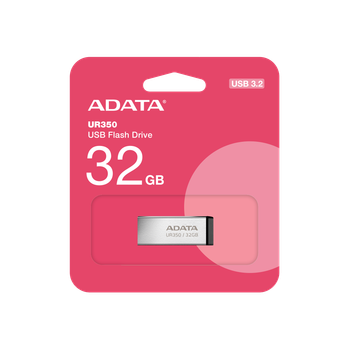 Флеш-накопичувач ADATA USB 3.2 UR 350 32Gb Silver/Black (UR350-32G-RSR/BK)