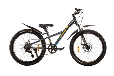 Велосипед Titan Calypso 24" Рама 11" Серо-Желтый