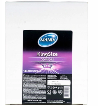Prezerwatywy Manix King Size Comfort lateksowe 144 szt (3532281006909)