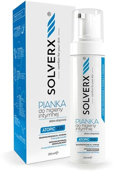 Піна для інтимної гігієни Solverx Atopic Skin 200 мл (5907479382291)