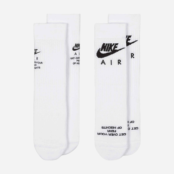 Шкарпетки чоловічі високі Nike SNKR SOX Socks DA2584-100 XL Білі (194958590727)