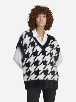 Жилет жіночий Adidas Houndstooth Vest W "Black White" IB8613 M Чорний (4065432999168)