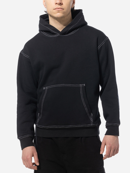 Bluza męska z kapturem Taikan Custom Hoodie "Black Contrast Stitch" TH0001.BLKCST XL Czarna (810081437585)