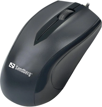 Mysz Sandberg Mouse USB Black (631-01)