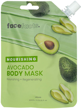 Маска для тела Face Facts Avocado Body Mask Nourishing питательная 200 мл (5031413928808)
