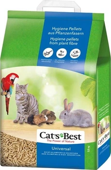 Наполнитель гигиенический универсальный древесный Cat's Best Universal 11 кг (20 л)