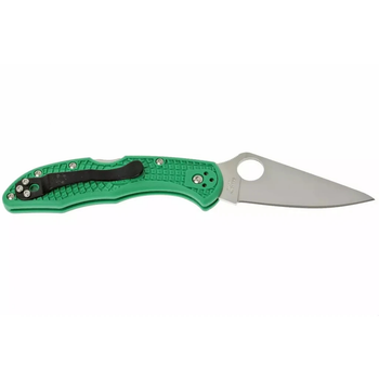 Ніж Spyderco Delica 4 Flat Ground ACX 390 Green (C11FPGR)