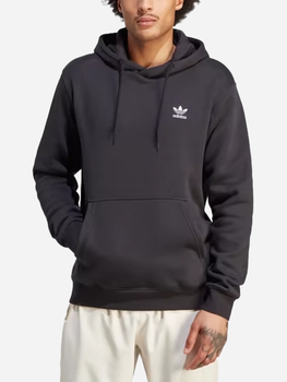 Bluza męska z kapturem oversize Adidas Trefoil Essentials Hoodie "Black" IM4522 M Czarna (4066761101062)