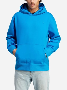 Bluza męska z kapturem oversize Adidas Adicolor Contempo Hoodie "Niebieska" IM2117 M Niebieska (4066762570607)
