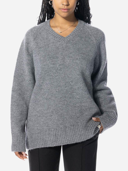 Пуловер жіночий Olaf V-Neck Oversized Sweater WMN "Heather Grey" W140710-HEATHER-GREY XS Сірий (8720104770426)