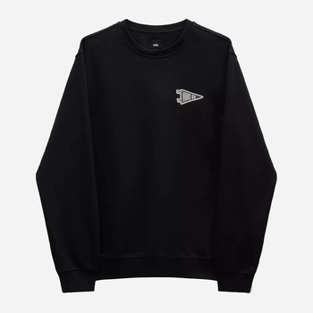 Bluza bez kaptura męska oversize Vans Camp Flag Crew VN000G0CBLK L Czarna (196574969109)