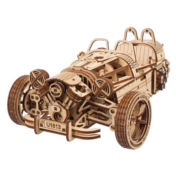 Механічний 3D пазл "Трицикл UGR-S", 457 елементів UGEARS (4820184121836)