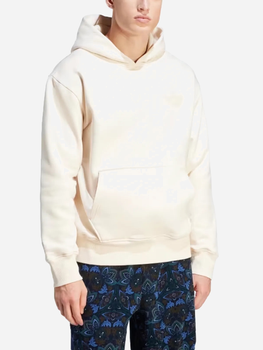 Bluza męska z kapturem Adidas Premium Graphic Hoodie "Wonder White" IV9696 S Beżowa (4067886965522)