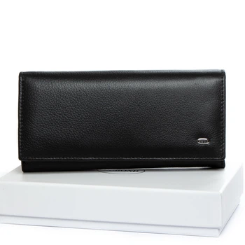 Шкіряний жіночий гаманець dr.Bond Classic W502 чорний
