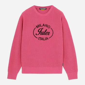 Sweter męski bawełniany IUTER Milano Jumper "Pink" 23WIJM26-PINK M Różowy (8053805962594)