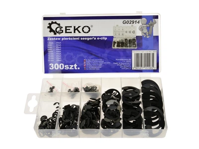 Комплект стопорных колец 300шт Geko G02914