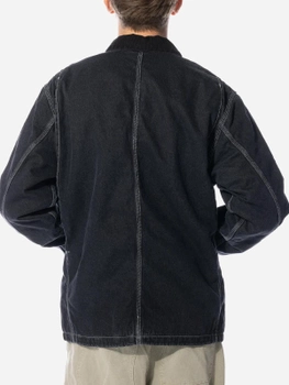Джинсовая куртка мужская Carhartt WIP OG Chore Coat "Black" I032703-00E06 L Черная (4064958723561)