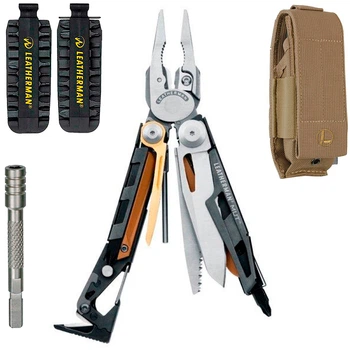 Набор Мультитул Leatherman MUT/MOLLE 850012N+Удлинитель битодержателя + Комплект бит Bit Kit 2 половины