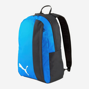 Рюкзак чоловічий спортивний тканинний вміщує формат А4 Puma teamGOAL 23 7685402 Блакитний/Чорний (4062451880385)