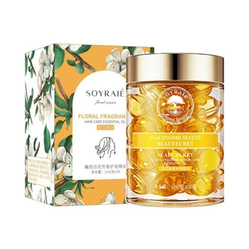 Капсули Soyraie для догляду за волоссям Floral Fragrance Essential Oil з екстрактом олії квітів 30 шт