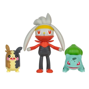 Набор фигурок Pokemon W18 Morpeko Bulbasaur Raboot Разноцветный 3 шт KD228129
