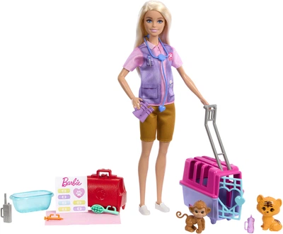 Zestaw Barbie Ratowniczka zwierząt HRG50 (0194735175994)