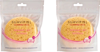 Набір Suavipiel Косметичні спонжи Cosmetics Demake Up Sponge для зняття макіяжу 2 упаковки по 2 шт (8410262900406)