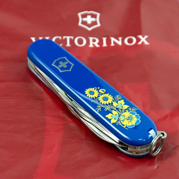 Складаний ніж Victorinox SPARTAN UKRAINE Квіти 1.3603.2_T1050u