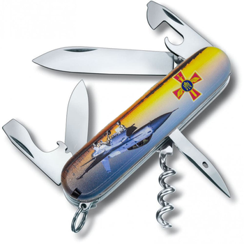 Складной нож Victorinox SPARTAN ARMY Самолет + Эмблема ВС ВСУ 1.3603.3.W3040p