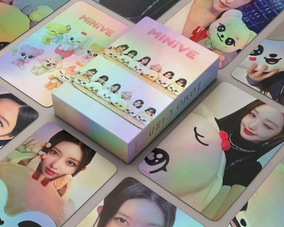 Голографические Карточки IVE K-POP lomo card карточки к поп иве - Minive - 55 шт