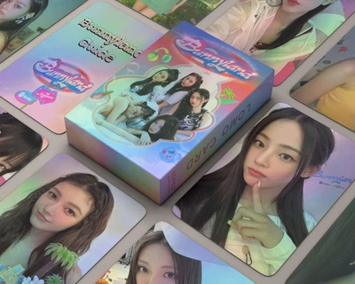 Голографические Карточки newjeans к-поп K-POP lomo card карточки нью джинс - Bunny land - 55 шт