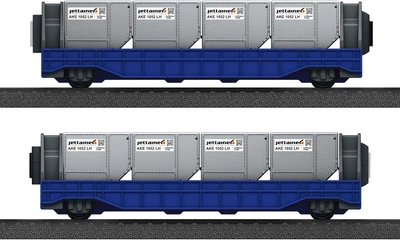 Вагоны-контейнеры для железной дороги Märklin 44117 Серый/Синий