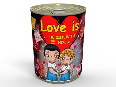 Консервовані шкарпетки Love is...зігрівати її ніжки MemorableUA Жіночі Норкові Шкарпетки р.36-40