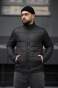 Чоловіча куртка демісезонна MR Intruder 0070 S Чорний (IN- 0070/1 A )