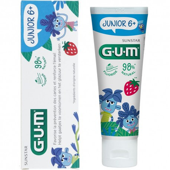 Зубна паста-гель GUM JUNIOR для дітей від 7 років 50 мл
