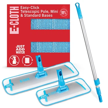 Набор швабра для мытья полов e-Cloth Easy-Click Telescopic Pole + Mini 743534