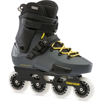 Роликовые коньки Rollerblade Twister Edge 2021 anthracite-yellow 300 07101300-300
