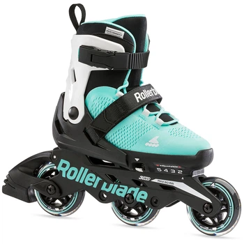 Роликовые коньки Rollerblade Microblade 3WD 2023 aqua-white 28-32 07221700-2V6