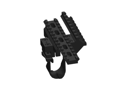 Подвійна прицільна планка під коліматор АК47 АКМ АКС74 Пікатінні "Скорпіон" Double-position Picatinny rail