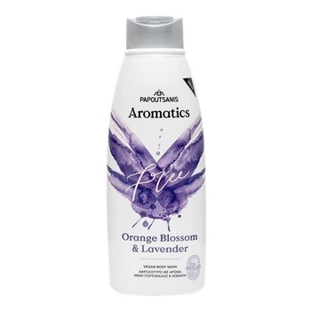 Гель для душа FREE - AROMATICS Papoutsanis , 600мл.,