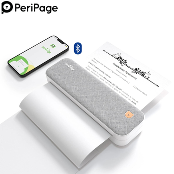 Портативний бездротовий А4 термо принтер PeriPage A40, Bluetooth, 2600mAh батарея (підходить для тату та документів)