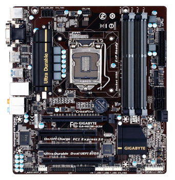 Материнська плата Gigabyte GA-H87M-D3H (GA-H87M-D3H) (s1150, Intel H87, Micro-ATX) Б/в