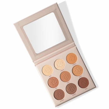 Палетка тіней для повік Match 9 colors Bogenia №001 Allure (BG904)