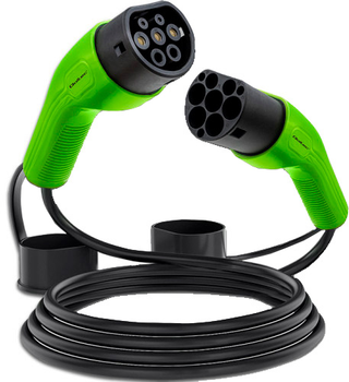 Кабель для зарядки електромобіля Qoltec EV Cable Type 2 for car charging 400В 22кВт 32А 5 м