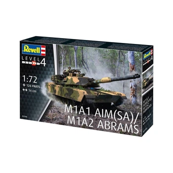 Сборная модель Revell Танк Абрамс M1A1 AIM(SA)/ M1A2 уровень 4 масштаб 172 (RVL-03346)