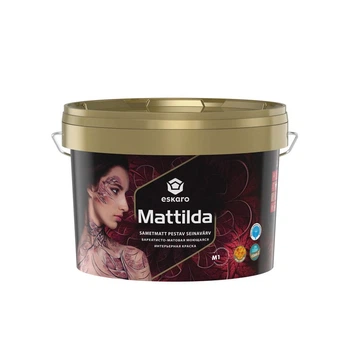 Краска для стен Eskaro Mattilda бархатисто-матовая моющаяся Белая TR 2.7 л