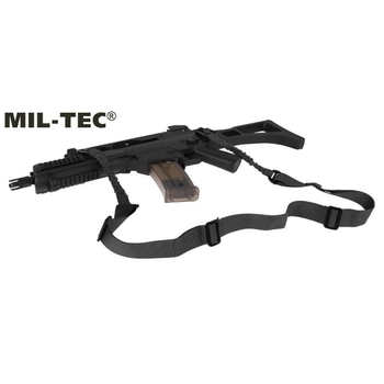 Ремінь для зброї Mil-Tec BUNGEE Black 16185102